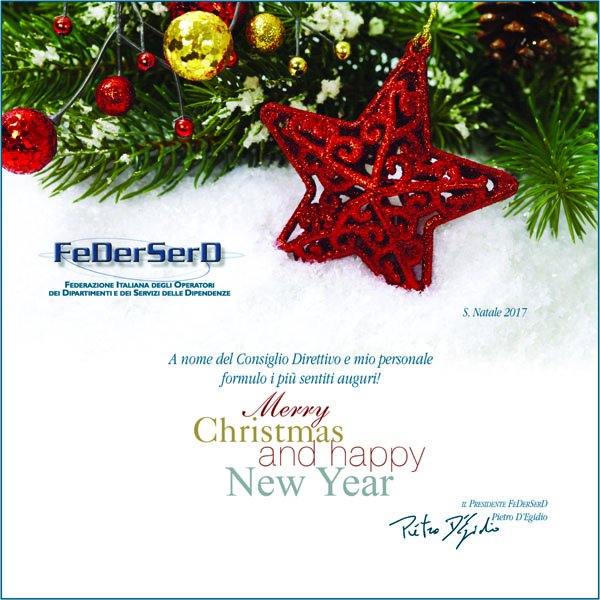 AUGURI di Buon Natale da FeDerSerD AUGURI di Buon Natale da FeDerSerD